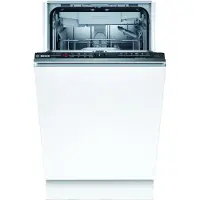 Bosch Serie 2 SPV2XMX01E, Voll integriert, Single (45 cm breit), Grau, Berührung, 1,75 m, 1,65 m