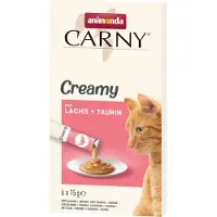 Animonda Carny Carny Creamy mit Lachs und Taurin 6x15g