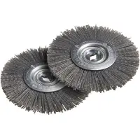 GartenMeister Fußbürsten, Nylon, 2er-Set für 968744 2-in-1 Fugenturbo mit Auffangschale