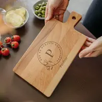 Yoursurprise Personalisierte Servierplatte - Buche - Rechteckig - Querformat - Größe S - Gravur