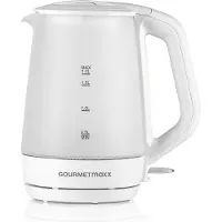 DS Produkte GOURMETmaxx Glas-Wasserkocher mit Frostglas-Design - 1,7 Liter