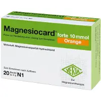 Magnesiocard forte 10 mmol Orange Plv.z.H.e.L.z.E. 20 St Pulver zur Herstellung einer Lösung zum Einnehmen