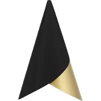 UMAGE Cornet Schirm Black/Brass , Schwarz, für Wohnzimmer, Aluminium