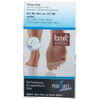 Bort PediSoft TexLine Zehen-Pad rechts 1 St Einlagen