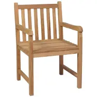 The Living Store Gartenstühle 6 Stk. mit Taupe Kissen Massivholz Teak