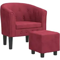 vidaXL Indie With footstool