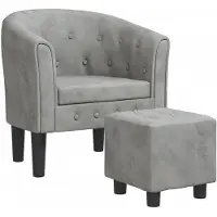 vidaXL Indie With footstool