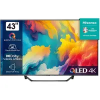 Hisense 43A7KQ Fernseher 43 Zoll QLED 4K UHD Dolby Vision/Atmos VIDAA U6