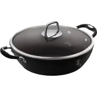 Berlinger Haus Kochtopf 28cm Granit Schwarz BH-6125