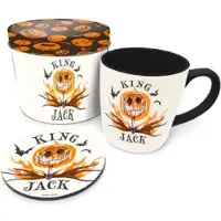 Painajainen ennen joulua NIGHTMARE BEFORE CHRISTMAS - King Jack - Box métal, mug & sous verre