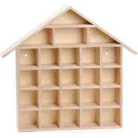 Playwood Holz Buchstabenregal Haus - Kreatives Kinderzimmer Deko Regal