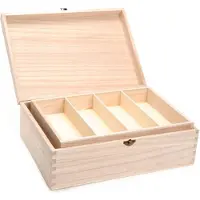 Gerkimex Playwood Holz-Nähkasten Bastelset - Gestalte deine eigene Nähbox