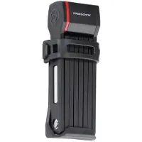 Trelock Faltbares Sicherheitsschloss 2 FS280 Two Go + support flexible SX-Move 80 cm