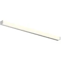 LINDBY Klea LED Wandleuchte L120 Chrome - , Klea, Metallisch, für Badezimmer, Metall, Modern