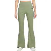 Nike W NSW RIB JRSY PANT 386 OIL GREEN/BLACK