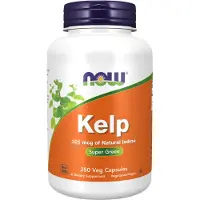 Now Kelp - 325 µg natürliches Jod, 250 Kapseln.