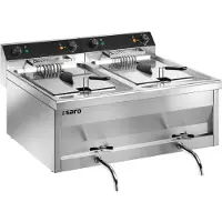 Saro Tisch Fritteuse GASTROLINE 172-4035 , Doppelfritteuse