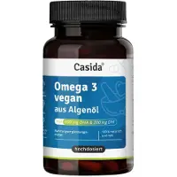 Casida Omega-3 Vegan Algenöl hochdosiert Epa Dha Kapseln 60 St