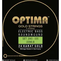 Optima 2299.B 24K Gold Strings Low-B Regular Light