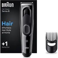 Braun HC5310, Schwarz, 3 mm, 2,4 cm, Kopf, Akku, 50 min