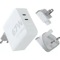 Xtorm 67W GaN Ultra Travel Charger + USB-C PD Cable, Drinnen, AC, 2 m, Weiß
