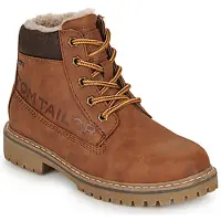 Tom Tailor Winterboots , Jungen, Gr. 29, Warmfutter, braun (braun, dunkelbraun), Lederimitat, Textil, Schuhe Winterboots, mit weich abgepolstertem Schaftrand