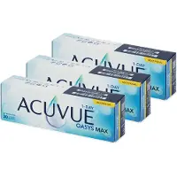 Johnson & Johnson Oasys Max 1-Day Multifocal (90er Packung) Tageslinsen (-9 dpt, Addition High (2.00-2.50) & BC 8.4) mit UV-Schutz für Allergiker