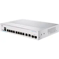 Cisco CBS350, Managed, L3, Gigabit Ethernet (10/100/1000), Rack-Einbau, Desktop