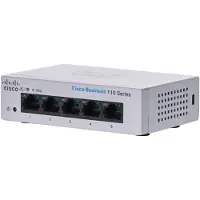 Cisco CBS110, Unmanaged, L2, Gigabit Ethernet (10/100/1000), Vollduplex, Desktop