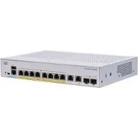 Cisco Business 250 Series CBS250-8FP-E-2G - Switch - L3 - smart - 8 x 10/100/1000 (PoE+) + 2 x combo