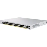 Cisco CBS350-48FP-4X-UK, Managed, L2/L3, Gigabit Ethernet (10/100/1000), Power over Ethernet (PoE), Rack-Einbau
