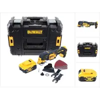 DeWalt DCS 355 NT Akku Oszillierer Multitool 18 V Brushless + 1x Akku 5,0 Ah + Zubehör + TSTAK - ohne Ladegerät