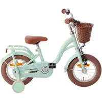 AMIGO Spiel + Freizeit GmbH AMIGO Kinderfahrräder Mädchen Fairy 12 Zoll Mädchen Rücktrittbremse Mintgrün