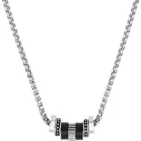 s.Oliver Kette mit Anhänger für Herren, Edelstahl s.Oliver Bicolor
