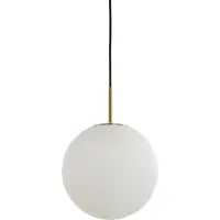 Light & Living - Hängeleuchte Medina - Weiß - Ø30cm Hängelampe - Esstischlampe - Wohnzimmerlampe - Schlafzimmerlampe - Wohnzimmer