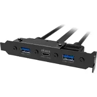 Akasa - USB 3.1 gen 2 Typ C und 2xTyp A 3.0 Stecker