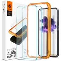 Spigen GLAStR Fit Displayschutzfolie 2er-Pack + Applicator für das Nothing Phone (2)