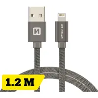 Swissten Datenkabel Textil USB / Lightning MFi 1.2 M