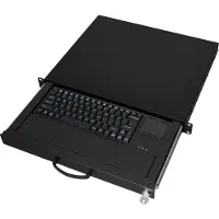 Aixcase AIX-19K1UKUSTP-B, Kabelgebunden, USB, QWERTY, Schwarz