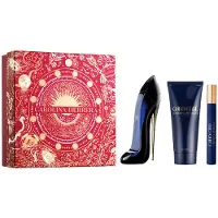 Carolina Herrera Good Girl Duftset 80ml Eau de Parfum + 10ml Eau de Parfum Reisegröße + 100ml Körperlotion.