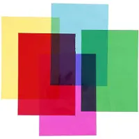 Creativ Company 24000, Holografische Folie, Blau, Grün, Pink, Rot, Gelb, 20 Blätter, A4 (210 x 297 mm), 210 mm, 297 mm
