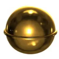 Intergard Kugel messing Pavillonhaube Firstkappe