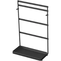 SmartaSaker Sieradenrek 22x11x36 cm Mat Zwart/Metaal