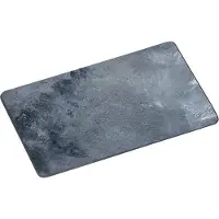 Kesper Glas Schneideplatte schwarz Motiv Beton 38 x 28.5 x 0.7cm
