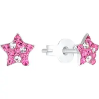 Prinzessin Lillifee Ohrschmuck für Mädchen, 925 Sterling Silber, Preciosa | Stern
