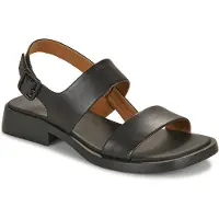 Camper für Damen. K201486-005 Dana Ledersandalen schwarz (39), Wohnung, Schnalle, Lässig