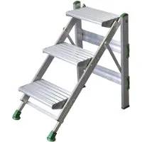 Facal Klapptreppe Plio Aluminium 3 Stufen