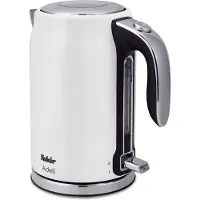 Fakir Adell, 1,7 l, 2200 W, Weiß, Edelstahl, Wasserstandsanzeige, Überhitzungsschutz