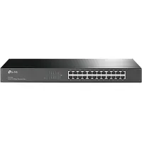 TP-LINK 24-Port-10/100Mbit/s-Rackmount-Switch, Unmanaged, Fast Ethernet (10/100), Vollduplex, Rack-Einbau, 1U