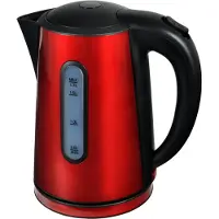 Kalorik Efbe-Schott SC WK 1020 R, 1,7 l, 2000 W, Schwarz, Rot, Wasserstandsanzeige, Überhitzungsschutz, Drahtlos